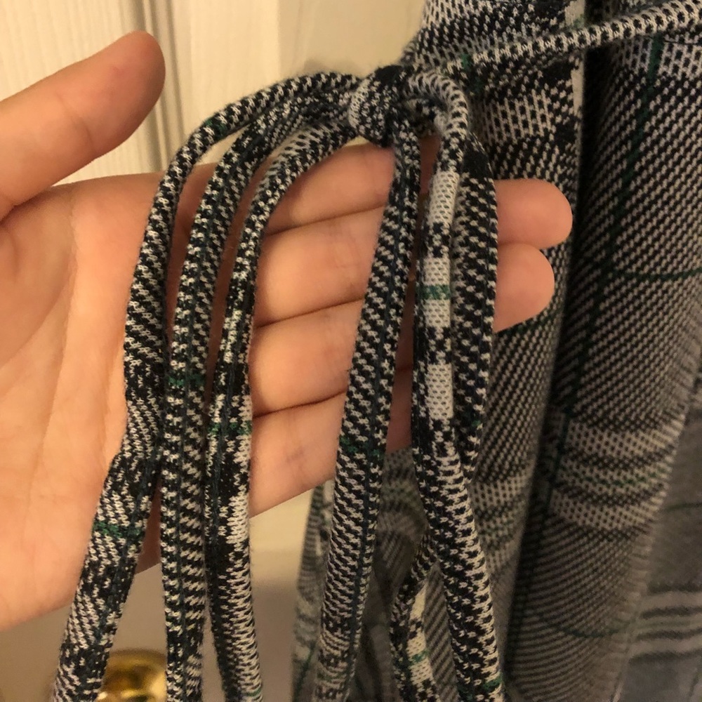 Zara plaid wrap dress - Picture 3 of 8